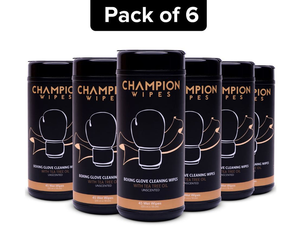 CW Boxing Glove Cleaning Wipes - 45 Wipes | Unscented - Champion Wipes