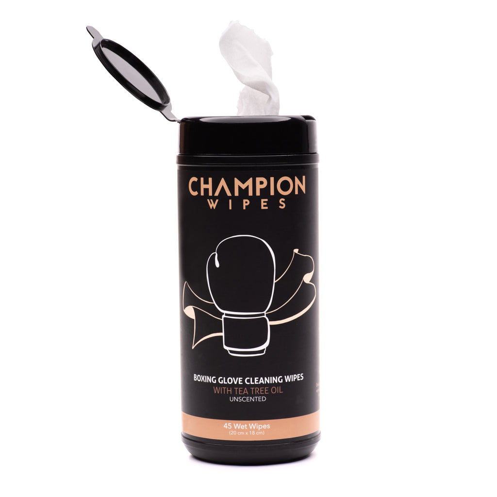 CW Boxing Glove Cleaning Wipes - 45 Wipes | Unscented - Champion Wipes